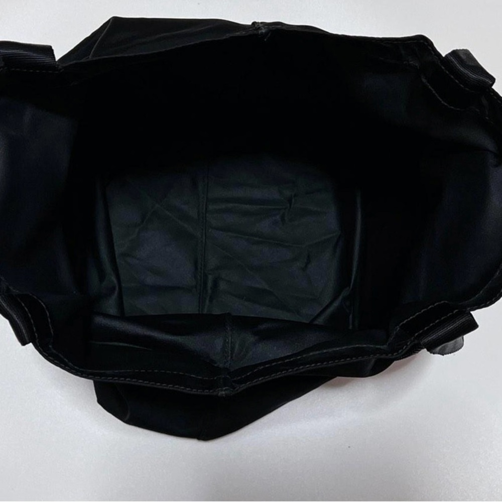 FURLA Black Foladable Shopper Tote - Rare - Picture 9 of 16
